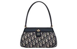Christian Dior Сумка через плечо Key из гладкой коровьей кожи, небольшого размера, синяя m1844otzq-m928
