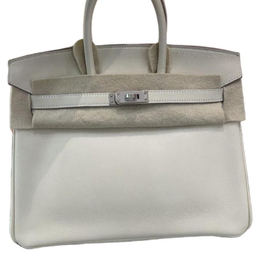 Hermes Женская сумка Birkin Swift Leather Birkin Bag Handbag 10 Craie Milkshake White h049362ck10