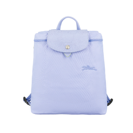 Longchamp Женский рюкзак Le Pliage Green с отделкой из коровьей кожи, синий 1699919p79