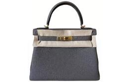 Женская сумка Kelly Togo Calfskin Kelly Bag Handbag 8F Gris ÉTain Tin Gray Hermes h044624cc8f