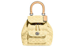 Coach Рюкзак Riya Fabric среднего размера, женский, желтый cj833-lhpwe