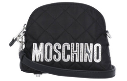 Стеганая сумка через плечо с вышитым логотипом Moschino b74048201