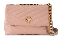 Tory Burch Сумка через плечо Kira из овчины, женская, розовая, Trumpets 64963-687
