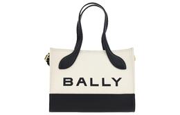 Bally Сумка-шоппер из ткани, сумка-шоппер, сумка через плечо, обычная женская, белая 6304520