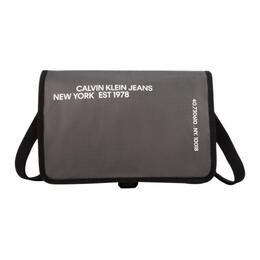 Сумка-мессенджер Calvin Klein из ткани, сумка через плечо, мужская, среднего размера, графитово-серого цвета hh3836-061 | graphite gray