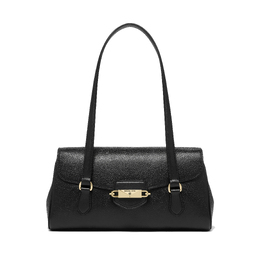 Michael Kors Сумка-шоппер Fleur Leather Tote Bag, сумка-шоппер, сумка через плечо, женская сумка среднего размера, черная 30f3g6fe2l-001 | black