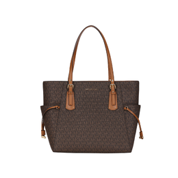 Michael Kors Сумка-шоппер из искусственной кожи, сумка-шоппер, дамская сумочка, сумка через плечо, среднего размера, цвет "желудь коричневый" 30t8gv6t4b-brown