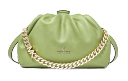 Michael Kors Сумка Nola из искусственной кожи, сумка через плечо, женская, небольшого размера, цвет авокадо-зеленый 32s2l7nc0v-378