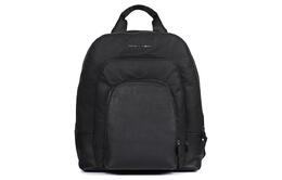 Emporio Armani Мужской рюкзак-туба из ткани с коровьей кожей, черный y4o155-yll3x-81073