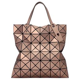 Issey Miyake Сумка-шоппер из ПВХ, сумка-шоппер, сумка через плечо, женская сумка светло-коричневого цвета bb03-ag623-43