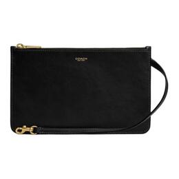 Coach Клатч женский из коровьей кожи, средний, черный cz756-b4bk