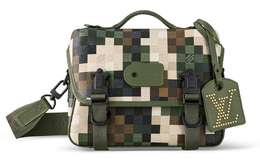 Холщовая сумка через плечо, обычная мужская камуфляжная сумка Louis Vuitton m24449