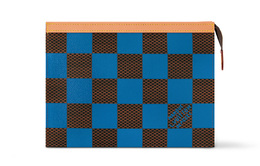 Louis Vuitton Клатч Voyage Damier Pop Синий n40539