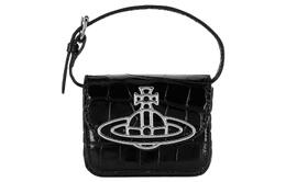 Vivienne Westwood Мини-сумка Linda из коровьей кожи, черная 5202006eul0039n401