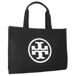Tory Burch Сумка-шоппер Ella Fabric Tote Bag, сумка для покупок, сумка через плечо, сумка-тоут, обычная женская, черная 148792-001