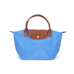 Longchamp Сумка-мешок Le Pliage из полиамида, женская, синего цвета, небольшого размера 1621089p78