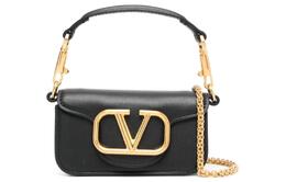 Valentino Сумка-багет Locò из телячьей кожи, сумка через плечо, сумка-мессенджер, женская, очень маленькая, черная w2p0z28zxl0no