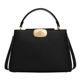 Coach Сумка через плечо из коровьей кожи, женская, среднего размера, черного цвета cw015-imblk