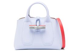 Longchamp Женская мини-сумка из коровьей кожи Roseau Beagle, светло-фиолетовая 10057hdjh90