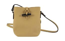 Longchamp Сумка через плечо из коровьей кожи, женская, желтого цвета 10207968a81