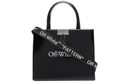 Off-White Сумка через плечо из телячьей кожи OFF WHITE, мини-сумка, женская, черная owna059r21lea0011001
