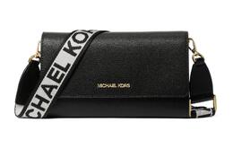 Michael Kors Сумка через плечо Jet Set из натуральной кожи, большая женская, черная 35f2gttc8l-0001