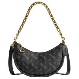 Coach Сумка-мешок Mira из искусственной кожи, сумки через плечо, среднего размера, женская, трюфельного цвета с черным cm584-b4si1