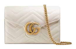 Gucci Сумка через плечо из стеганой кожи, женская, белая 474575-dtd1t-9022