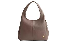 Coach Сумка-туба Lana Pebble Leather, женская, из латуни и черного камня cm544-b4cbd