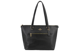 Coach Сумка-шоппер Gallery Leather, сумка-шоппер, дамская сумочка, сумка через плечо, женская, черная 79608-imblk