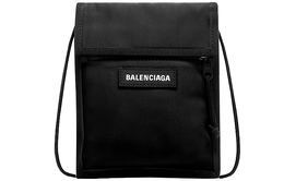 Balenciaga Нейлоновая сумка через плечо Explorer, обычная мужская, черная 5322989tyy51000