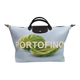 Longchamp Холщовая сумка-мессенджер Tubas женская небесно-голубого цвета l1624msi028