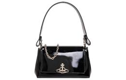 Vivienne Westwood Сумка через плечо из телячьей кожи HAZEL, женская, среднего размера, черного цвета 4304006qul001on403