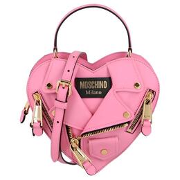 Moschino Сумка через плечо из полиолефина, женская, розовая 740680020206