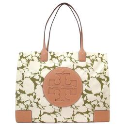 Tory Burch Сумка-шоппер Ella Fabric Tote Bag, женская сумка через плечо, зеленая, с цветочным принтом 151611-300