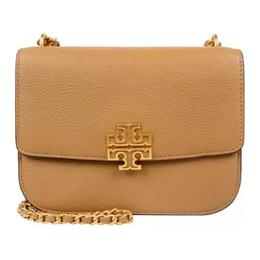 Сумка Britten из коровьей кожи, через плечо, женская, карамельного цвета Tory Burch 140987-909