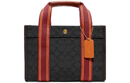 Coach Сумка-шоппер из ткани Spin, сумка-шоппер, сумка через плечо, сумка через плечо, большого размера, женская, черного цвета c8635-b4m2
