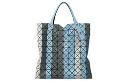 Issey Miyake Сумка-шоппер PRISM STRIPE из поливинилхлоридной смолы, женская, сине-зеленого цвета bb33-ag543-68