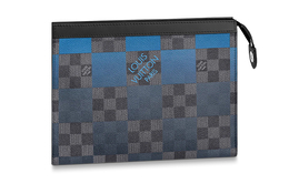 Louis Vuitton Клатч Voyage Damier Graphite Giant Mm Синий n60412