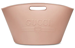 Gucci Сумка-корзина из резинового материала, большого размера, женская, розового/конфетного цвета 511261-j3200-5730