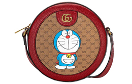 Женская сумка через плечо, холщовая и кожаная, коллекция Doraemon Gucci 625216-2t8ag-8580