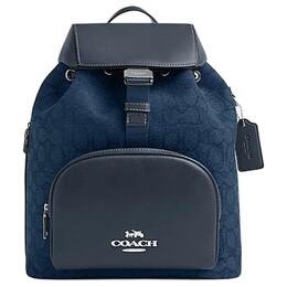 Coach Рюкзак-тубы PACE из ткани с коровьей кожей, унисекс, джинсовая ткань, синяя джинсовая ткань ct812-svpm1