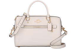 Coach Сумка-мешок Rowan Leather Boston, сумка-ведро, сумка на плечо, дамская сумочка, сумка через плечо, женская сумка Tubas Chalk White 79946-imchk