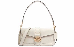 Coach Сумка через плечо Georgie из коровьей кожи, портативная, женская, белая 5497-imchk