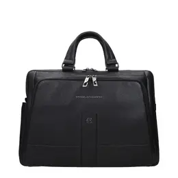 Piquadro Black Leather Business And Laptop Bags pi15270594445577bt
