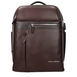 Piquadro Brown Leather Backpacks pi15271617528073bt