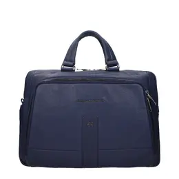 Piquadro Blue Leather Business And Laptop Bags pi15274554491145bt