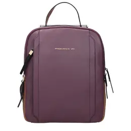 Piquadro Purple Leather Backpacks pi15274559242505bt