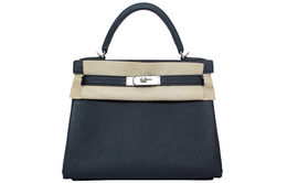 Hermes Женская сумка Kelly Togo из телячьей кожи Kelly Bag, цвет "черный" h030931ck89