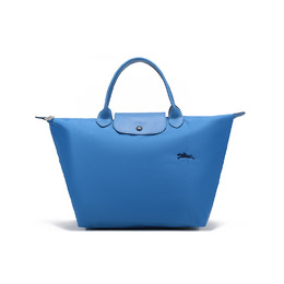 Longchamp Сумка-мешок для пельменей Le Pliage Club Fabric, средняя, синяя, женская 1623619p50